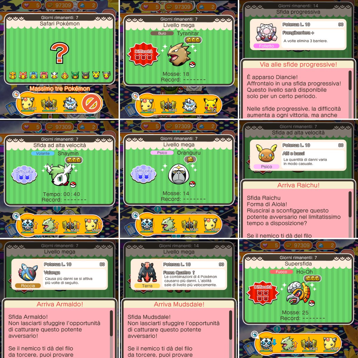 pokemoncentral's tweet image. #MartediShuffle: decima settimana di eventi in #PokemonShuffle e #PokemonShuffleMobile! Info: instagram.com/pokemoncentral… #Pokemon