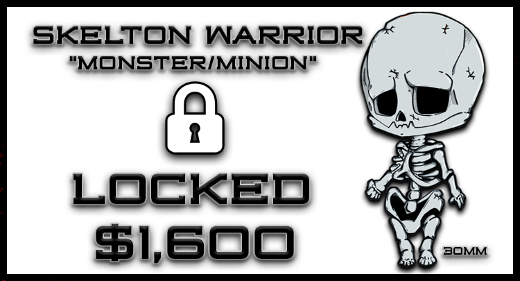 MidKnightHeroes's tweet photo. We are funded! Now its time to unlock some stretch goals. First up Our first ever monster, Skeleton Warrior. #SuperChibi #MidknightHeroes #SCVillains https://t.co/rbpn7IbL1q