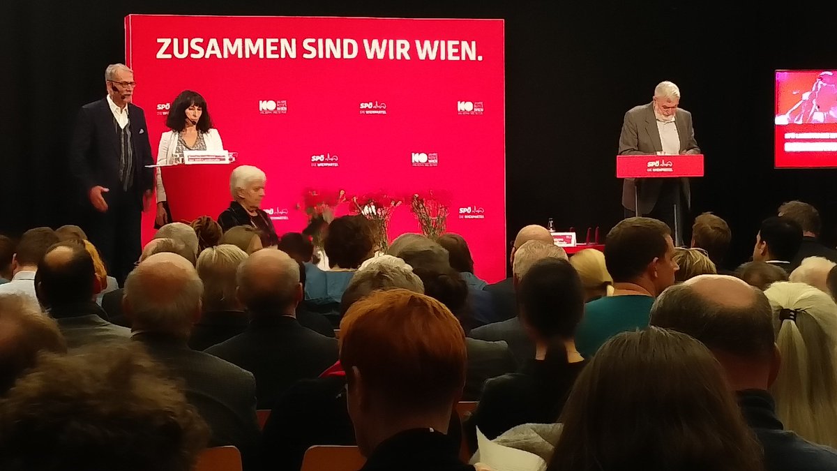 Heute Sitzen wir zusammen und wohnen der Bezirkskonferenz Landstraße bei! #Freundschaft #SPÖ #Landstrasse #BK19 #Wienliebe