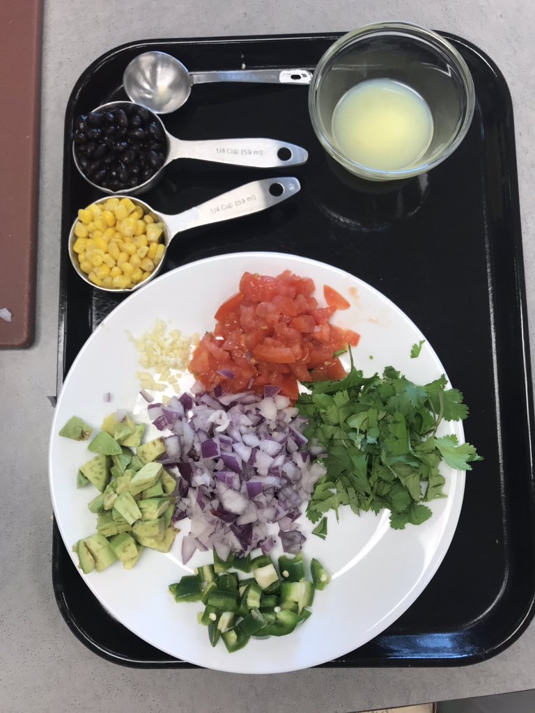 king4FACS's tweet photo. Practicing our knife skills and concept of mise-en-place. #DelicousPico https://t.co/rOVf5K9hJc