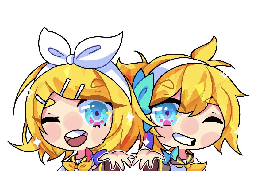 x3Dustco's tweet image. Magical Mirai Rin and Len die cuts~! Coming soon~! 
#rinandlen #vocaloid #animesticker