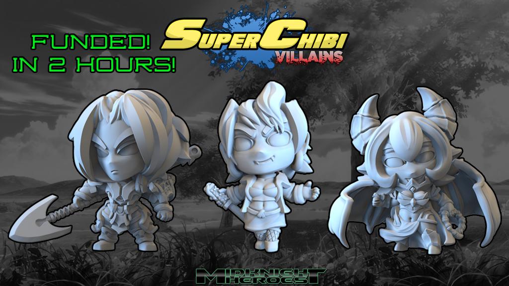 MidKnightHeroes's tweet photo. We are funded! Now its time to unlock some stretch goals. First up Our first ever monster, Skeleton Warrior. #SuperChibi #MidknightHeroes #SCVillains https://t.co/rbpn7IbL1q