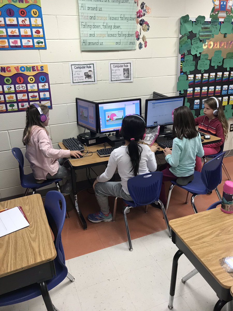 CCPS_MathK5's tweet image. First graders enjoying math stations during Math Workshop at WPES!  @WPESPrincipal @CCPS_MathK5 #oneCCPS #MathWorkshop