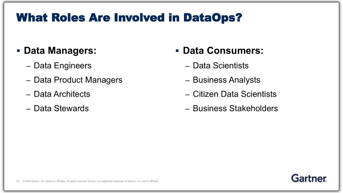 vamsri's tweet photo. #DataScientists are data consumers, while #DataEngineers data managers. @Informatica #BigData solutions offer enterprise-class #dataprep for latter so good clean data is ready for the former #datauser #GartnerDA #DataOps #DataLake https://t.co/wpABEJG6z8