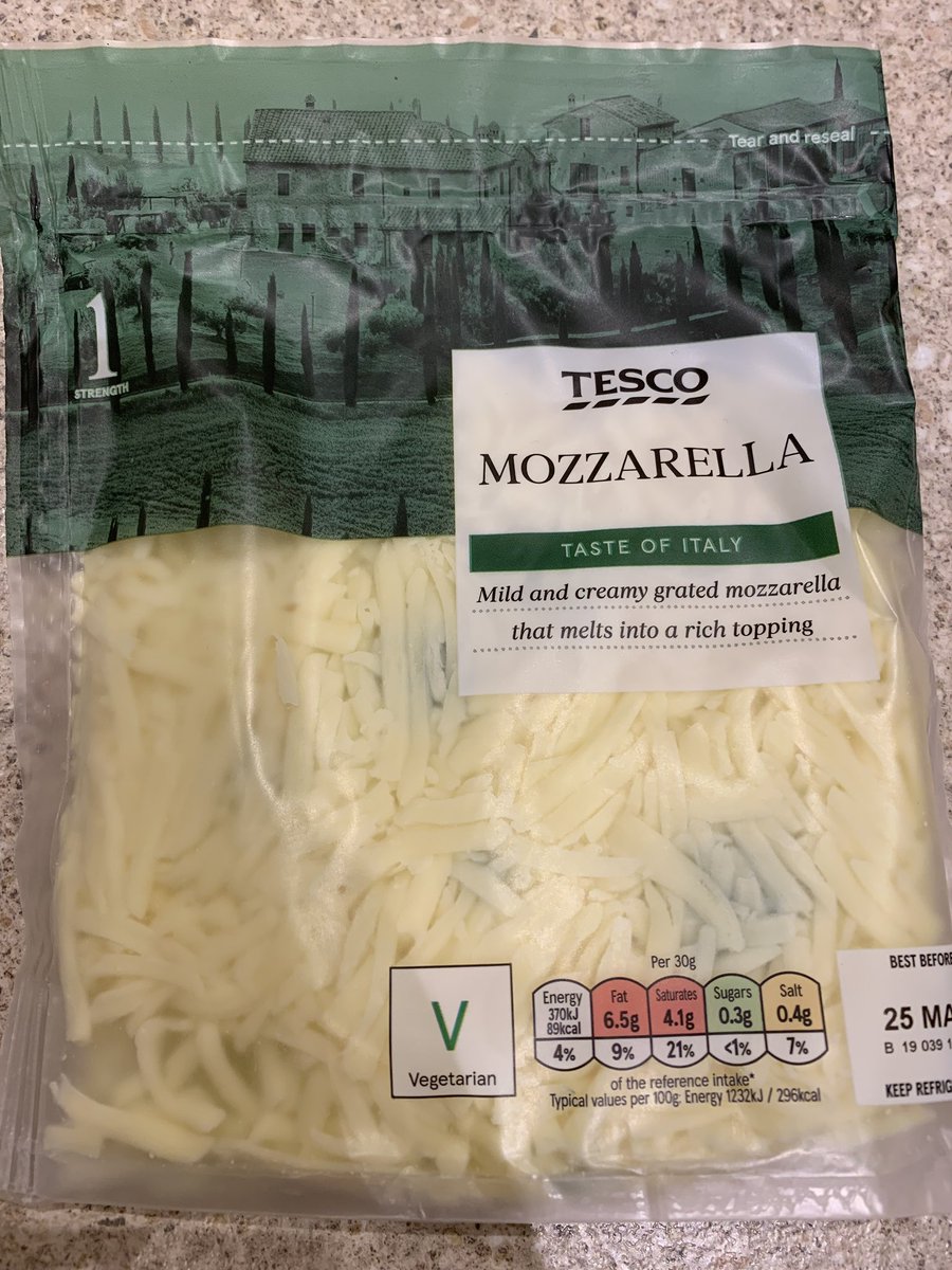 Unopened Mozzarella kept in the fridge, full of mould. What the hell? <a href="/tesco/">Tesco</a>