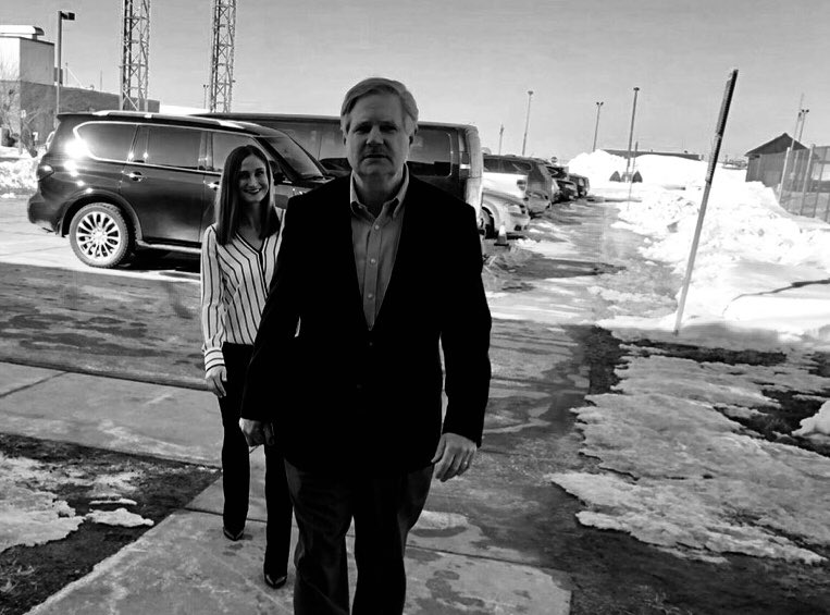 JessicaLeeND's tweet photo. Walking all over #ND w/ @SenJohnHoeven to cap off the final week of the Congressional Fitness Challenge starting in Grand Forks, home of the finest aviation school in the country. Keeping up is never easy...  wish me luck. 💫 #acecfc https://t.co/FPCrNY8Q86