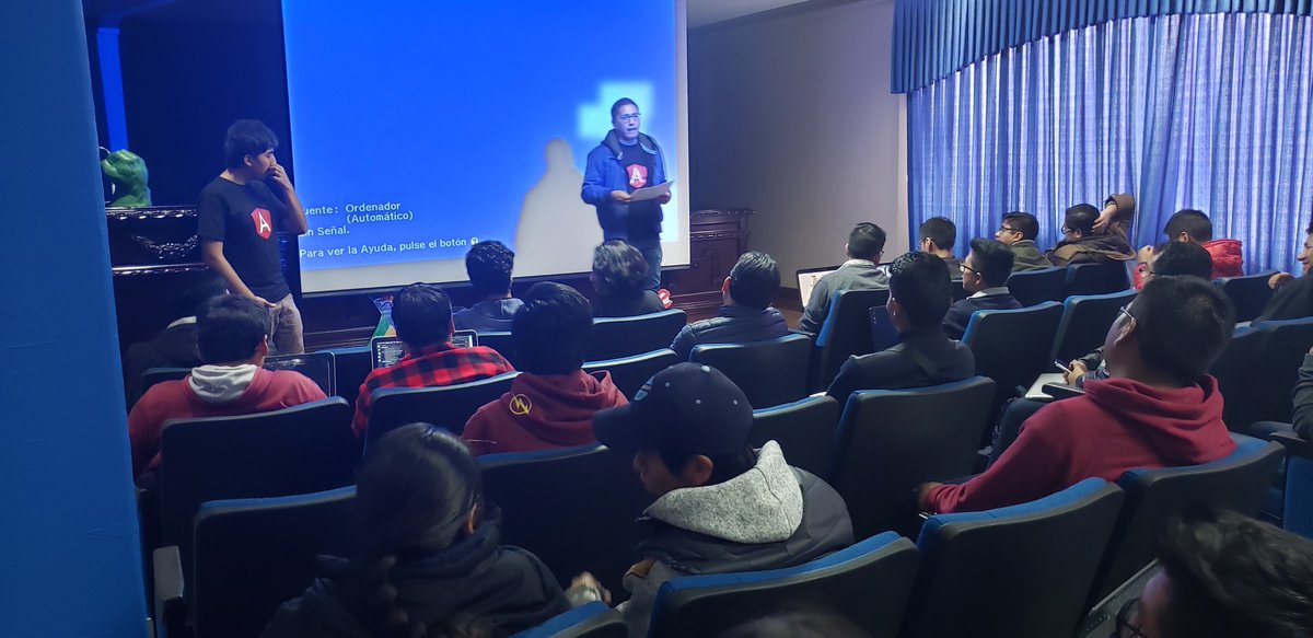 GDGLaPaz's tweet image. Y así cerramos nuestro #AngularStudyJam con algunos de los mejores proyectos!!!
#MadeWithAngular gracias a todos los asistentes y a la Escuela Militar de Ingeniería por el reconocimiento que les dio a los participantes por finalizar sus proyectos.🤩
@GDGLaPaz @angular @WTMLaPaz
