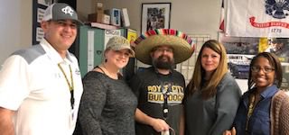 OBMSbulldogs's tweet photo. Congratulations to our Teacher of the Year, Mr. Brown.  #teamRCMS #RCISDjoy https://t.co/Ln9VhVjDhm