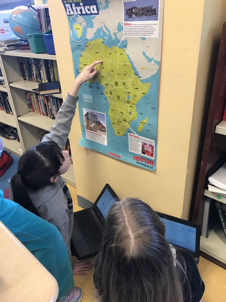 Mslasmith12's tweet photo. Hard at work on our Connecting Africa Project: creating a highway proposal to span the continent of Africa. #problemsolvers #worldgeography @CoonleyES https://t.co/bZSXrFaXbn