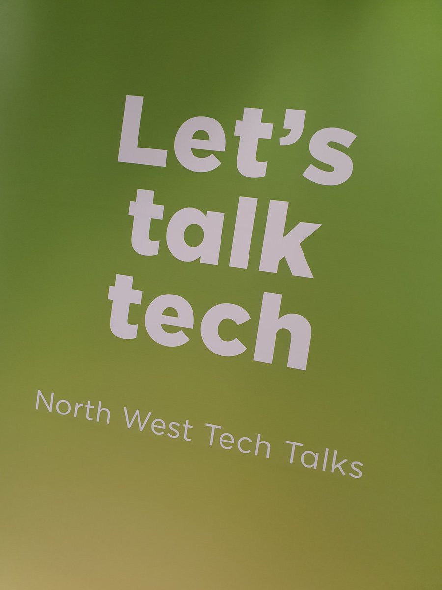 RobynTests's tweet image. It&apos;s started!! So excited to be part of this! #letstalktech @NwTalks