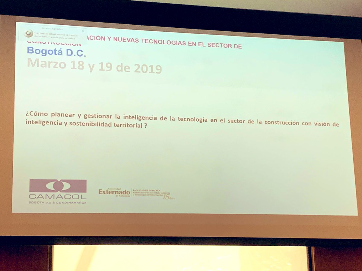 Leonardorodz's tweet photo. Gracias a @CamacolColombia y a @UExternado por esta invitación como panelistas en este gran evento de innovación tecnológica aplicada al sector de la construcción. #SmartBlockEAN de la @UniversidadEan sigue siendo ejemplo de tecnología aplicada. #technology #InnovaciónTerritorial https://t.co/STgnoSowrE