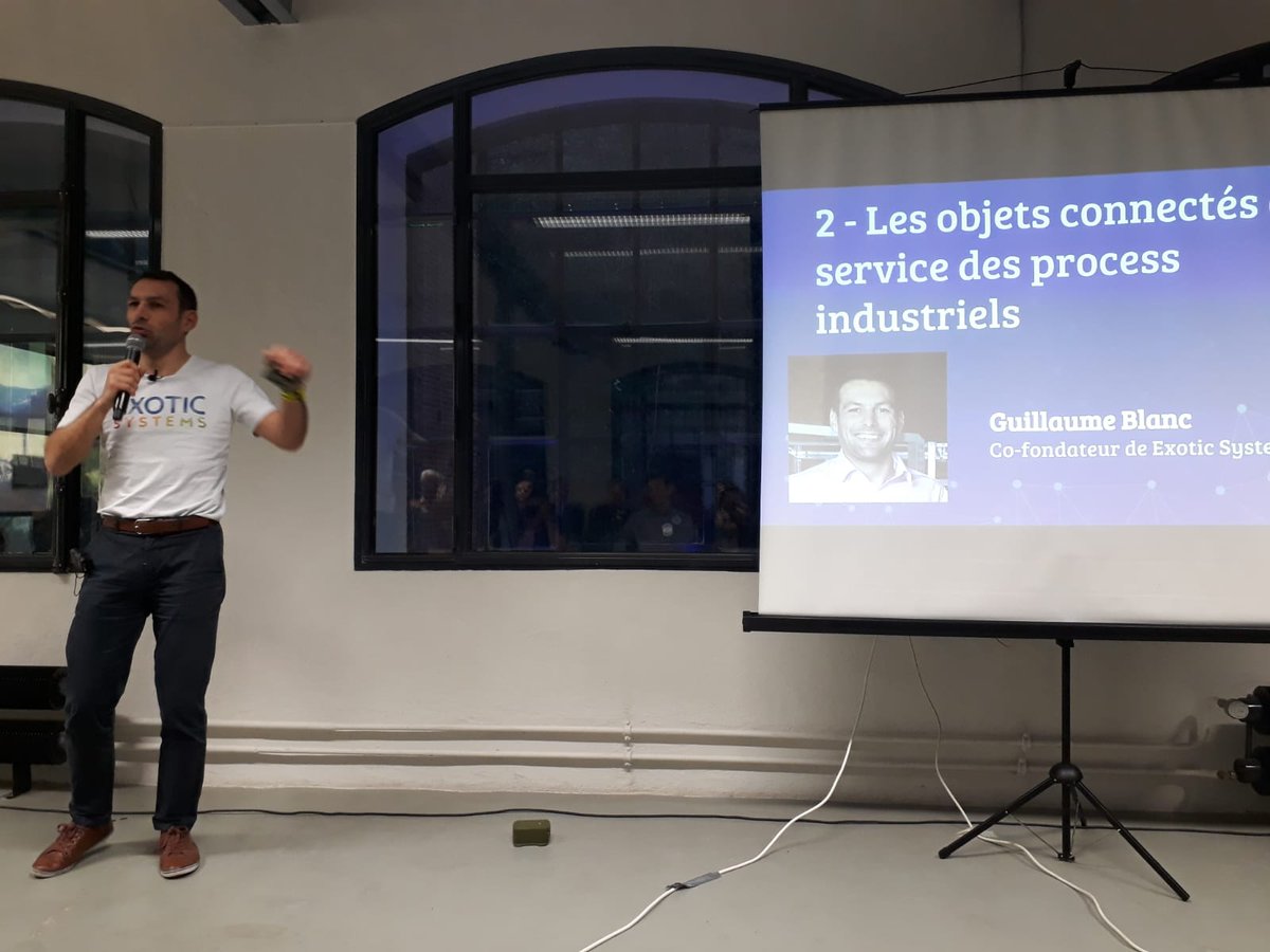 Ce soir <a href="/glmblanc/">Guillaume Blanc</a> <a href="/EXOTIC_SYSTEMS/">EXOTIC SYSTEMS</a> est aux côtés de <a href="/ingeniousthings/">ingeniousthings</a> et <a href="/yesitis_startup/">Yesitis</a> pour une conférence exceptionnelle #IOT #industrie #Thiers <a href="/_leconnecteur/">Le Connecteur</a>