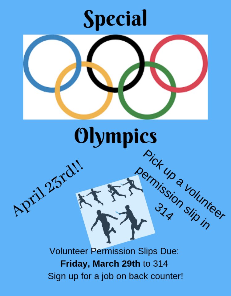 ahs_dons's tweet photo. Can’t wait for Special Olympics on April 23rd!! https://t.co/C7HdDRZq5T