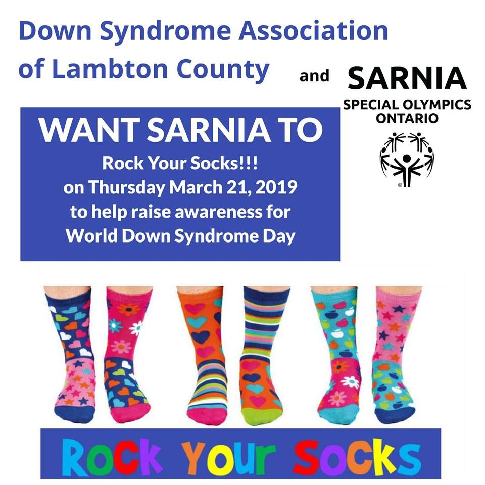 Don't forget to ROCK YOUR SOCKS on Thursday for World Down Syndrome Day!!! #rockyoursocks