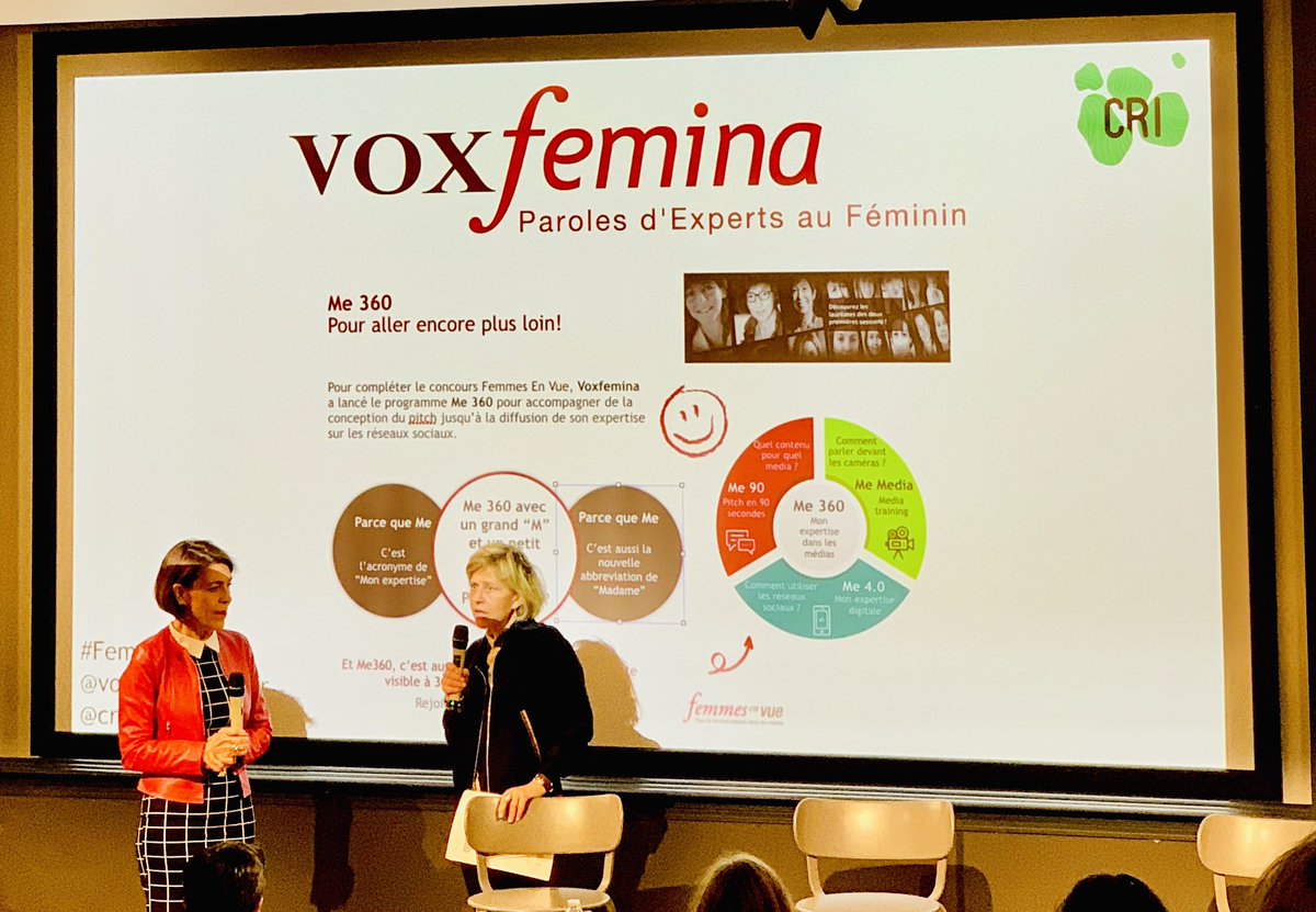 DoubleNumerique's tweet photo. @ibaillancour lance la 6ème saison du #concours #Me360 2019 ! Les #femmes sont appelées à pitcher leur expertise en 90’. Ce concours permet de mettre en avant les lauréates afin d’augmenter leur visibilité dans les #medias. En partenariat avec #TF1Initiatives #FemmesEnVue https://t.co/YLBhHlWifq