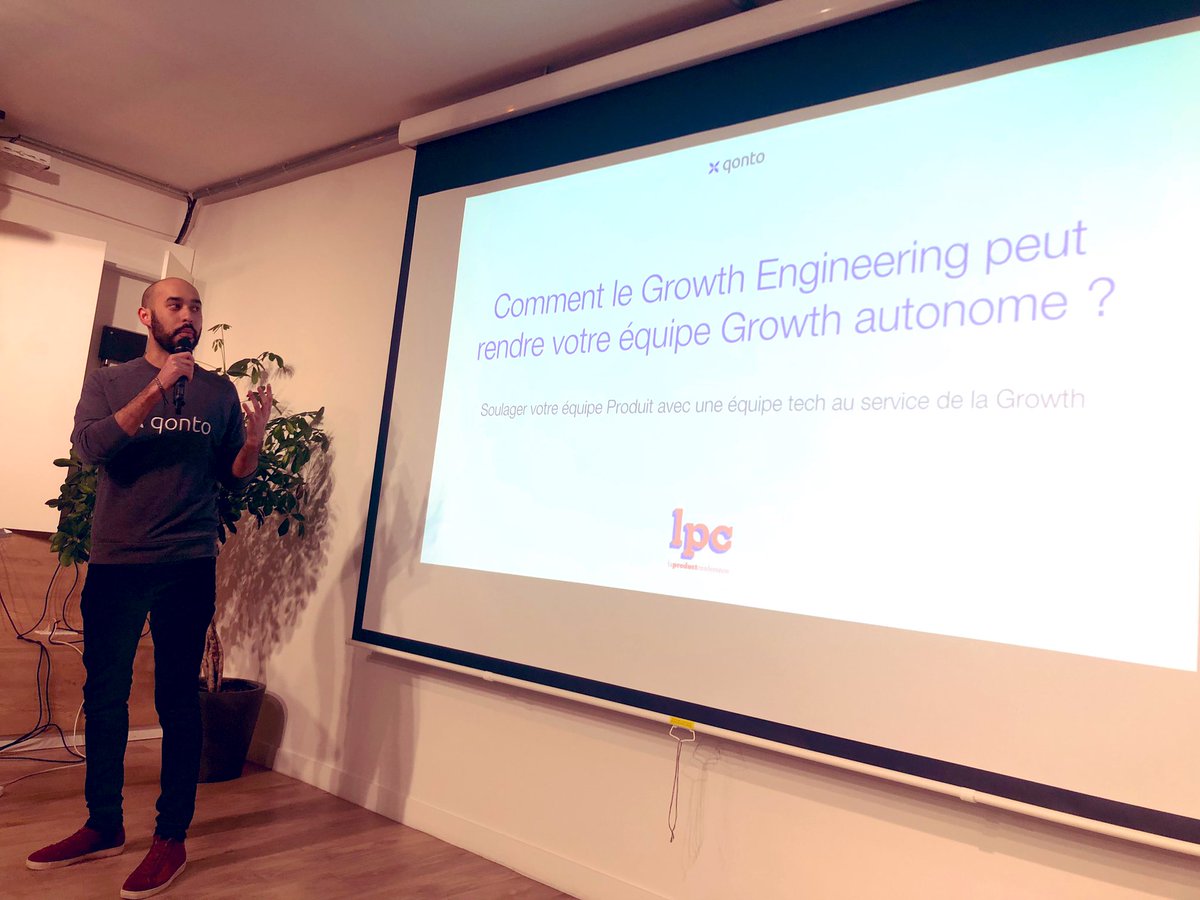 InnoThiga's tweet photo. 👏Merci à @Ju_Collet #growthengineer chez @getqonto pour sa présentation autour de la différence entre le #Product Engineering & #Growth Engineering lors du #MeetupLPCx 💯
#ShareAndLearn https://t.co/jcZ7rcSeab