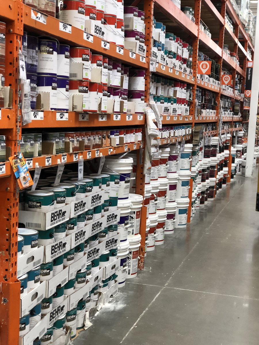 A beautiful sight in the paint aisle at #0635