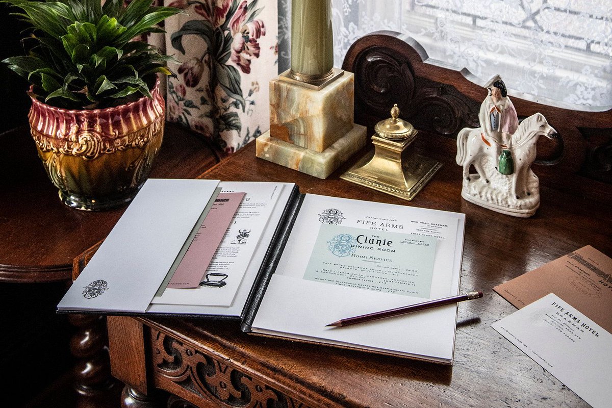 dexigner's tweet photo. Here creates the branding for The Fife Arms, a reimagined Victorian coaching inn in Braemar, Scotland. https://t.co/6xlJedb379
#BrandingDesign #Identity #HereDesign #TheFifeArms #Braemar #Scotland https://t.co/2X7jtEna0c