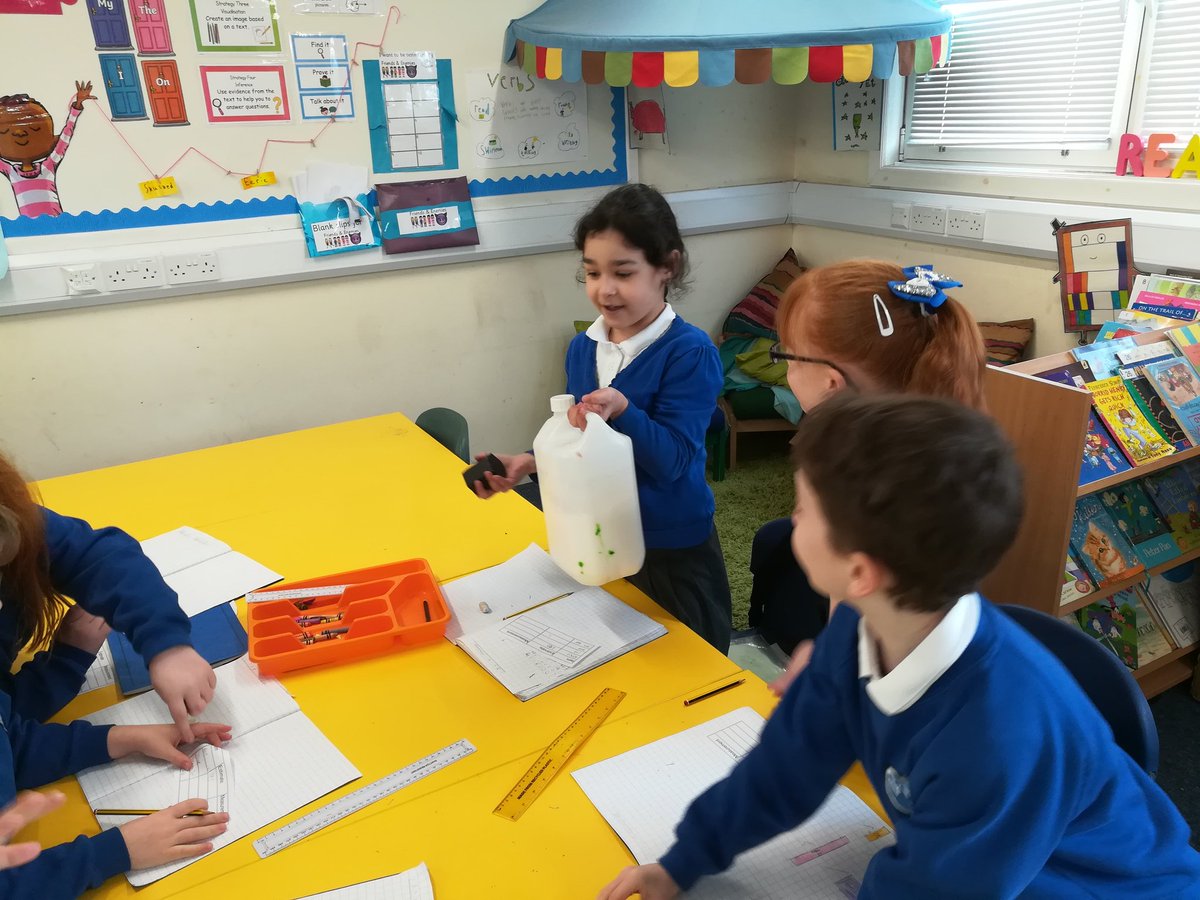 Sarah_Shanks_'s tweet photo. P3 did some great estimating and weighing of different objects. The children chose their measurement equipment and ways they would record it. They loved comparing the mass of the items with weights too. https://t.co/bs670i8vWU