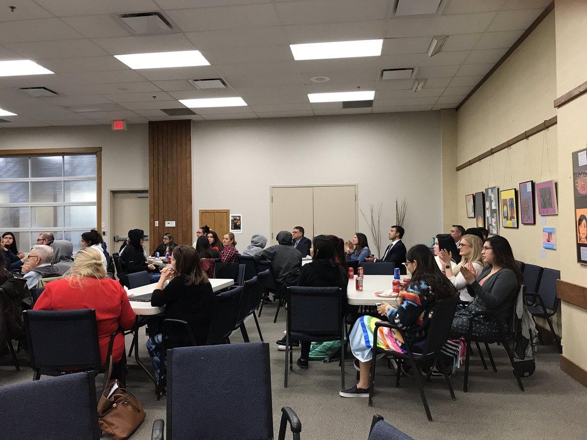 Sheldonadvocate's tweet photo. Indigenous Student Forum 2019 @RegPublicSchool @SheldonWillColl https://t.co/U1CMbPA3R3