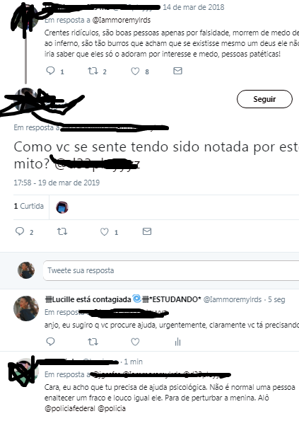 Iammoremylrds's tweet photo. tem gente precisando de ajuda urgentemente, enaltecer gente q planeja e executa um massacre é algo nojento, não sei como gente q faz isso tem "fãs", como se já não tivessem me perturbado de chega na dm, isso q eu nem sabia q ele tinha curtido/ respondido algo até domingo https://t.co/8m5SvAl3rU
