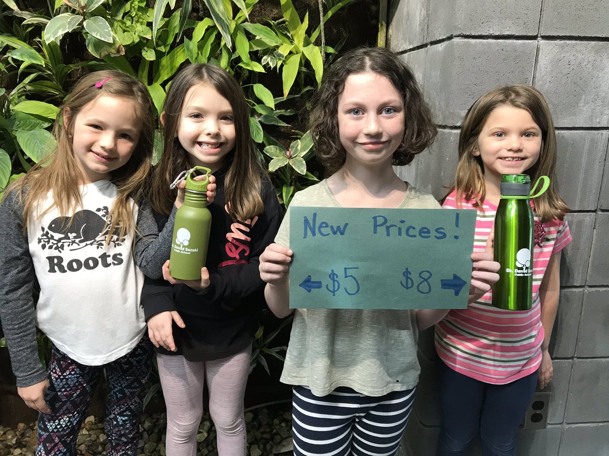 SuzukiPublic's tweet photo. Good news, Suzuki families! Our  Suzuki water bottles have gone down in price! Get yours today! @DrDSuzukiSchool @Grade1Morris https://t.co/F2Ha6wpsy5