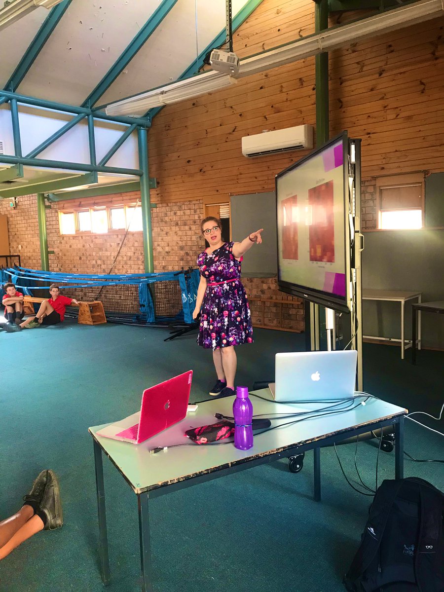 ANU_Events's tweet photo. What ingredients do you need to make a #solarsystem? Our colour coordinated upcoming #astrophysicist @ellykaybee teaching students how make one at #Myrtleford P-12 school this morning! ☄️🌘✨ #spacebaking #victoria #ANUonTour https://t.co/QjuhmDoAqW