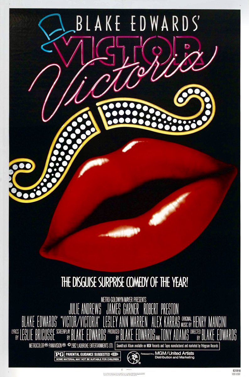 FilmNewsNos's tweet photo. 🎬MOVIE HISTORY: 37 years ago today, March 19, 1982, the movie ‘Victor/Victoria’ opened in theaters!

#JulieAndrews #JamesGarner #RobertPreston #LesleyAnnWarren #AlexKarras #JohnRhysDavies #GrahamStark #PeterArne #MalcolmJamieson #InaSkriver https://t.co/BEjPTG3n5E