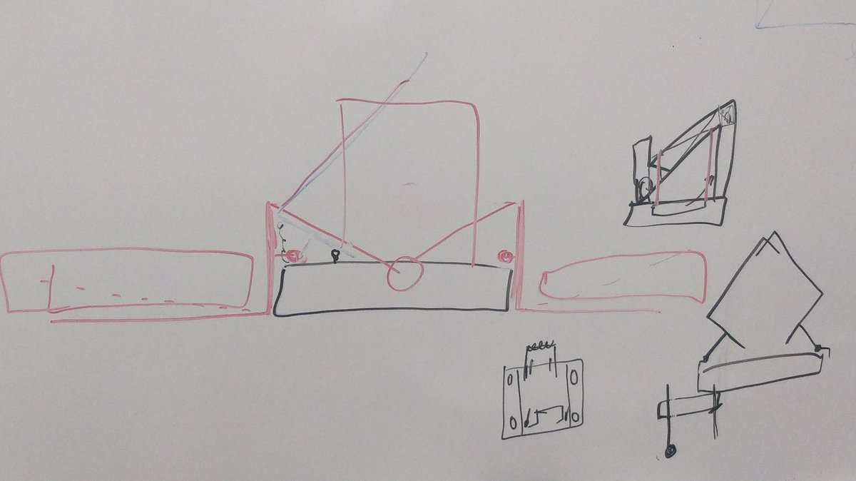 One more tournament to go!
Time to add some extra spicy details to make our robot climb! Thinking should we bring our friends along as well?
Here are some first drawings of the modifications we'll be making! A lot to do!