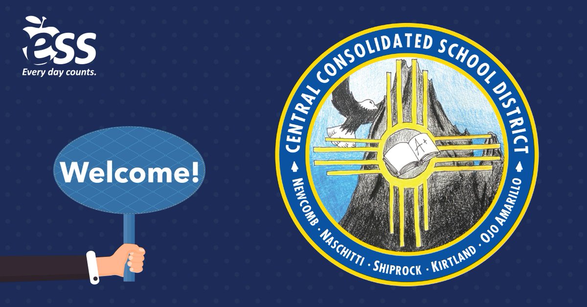We're thrilled to welcome the Central Consolidated School District in New Mexico into the ESS family! @fredbentsen
•
•
•
#NewMexicoSchools #NewMexicoSubstitutes #CentralConsolidatedSD #CCSD #NewMexicoJobs #NewMexicoJobSeekers