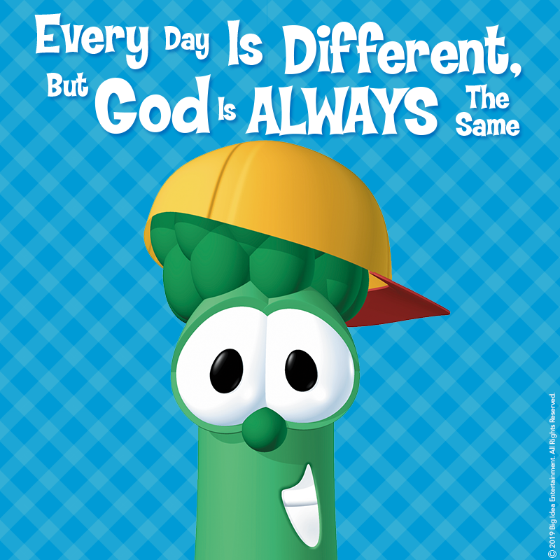 VeggieTales's tweet image. God’s love sticks around in good times and in hard times.

#TuesdayThoughts #GodNeverChanges #GodIsWithUs #GodLovesYou #Encouragement #VeggieTales
