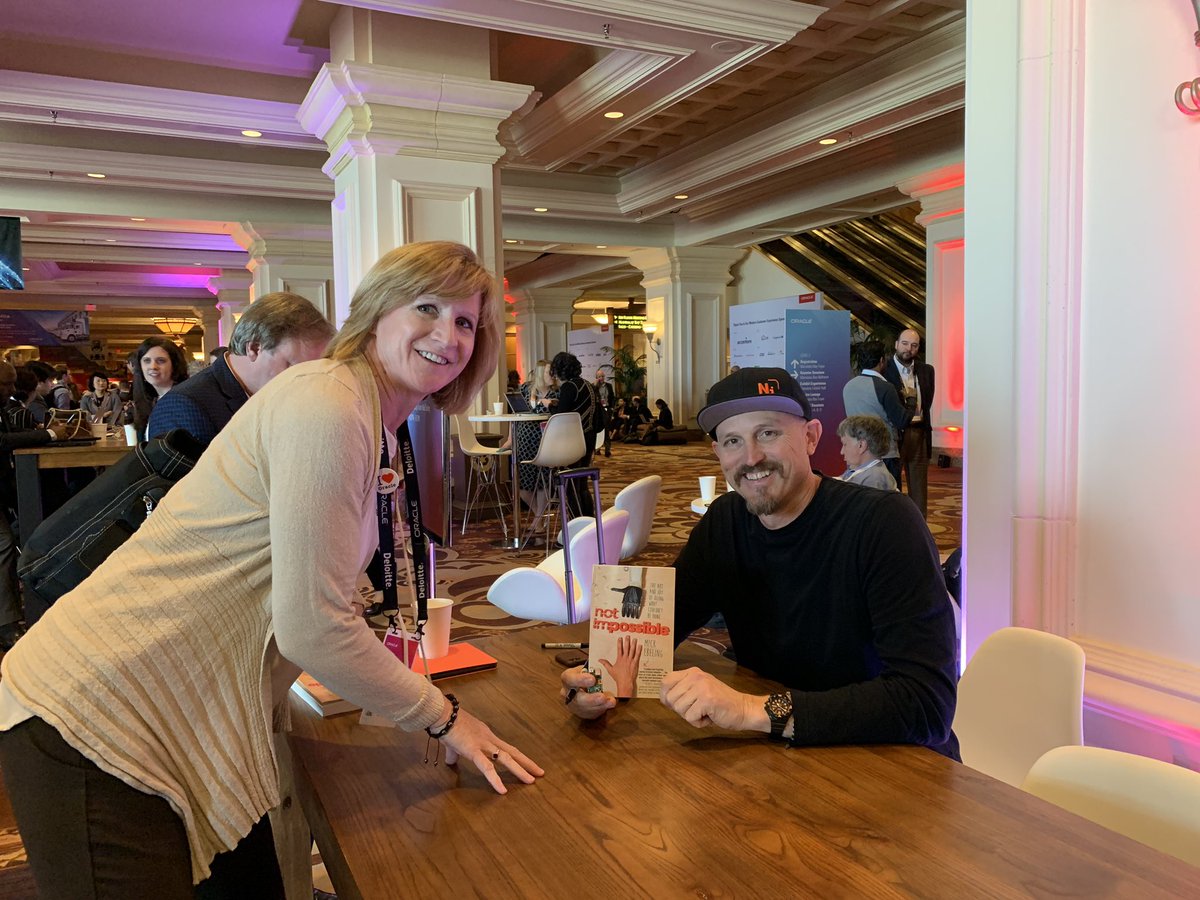 What an honor to meet this incredible guy, Mike Ebeling - founder of Not Impossible Labs and get a signed copy of his book <a href="/NotImpossible/">Not Impossible</a> #ModernCX
