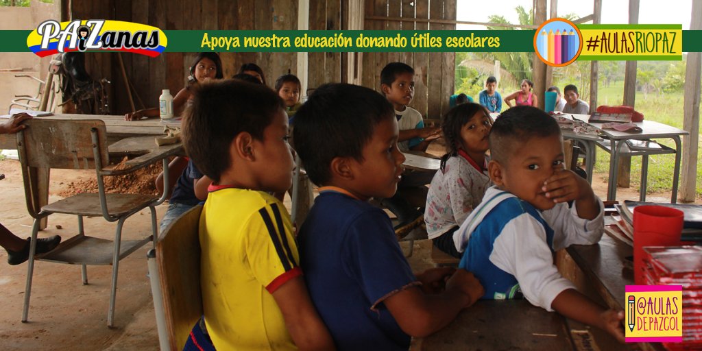 Sres. @Avianca necesitamos su ayuda para transportar útiles y libros escolares donados, hasta Rionegro-Caquetá, por bloqueos en la vía es muy difícil llevarlos por tierra y los niñ<a href="/s/">『S』</a> ya están en clases. Ellos hacen parte de #AulasRíoPaz 👉 aulasdepazcol.com @AviancaEscucha