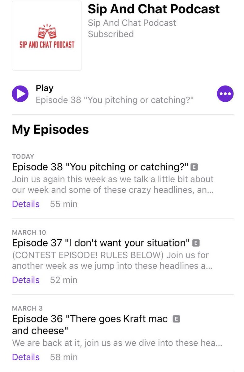 Islandboy228's tweet photo. Don’t forget to check out the latest episode of the #SipAndChatPodcast now available wherever you listen to your podcast 🙌🏽 #Podcast #PodcastingLife #Podcasters #PodcastRecommendation #NewEpisode #PodcastLove https://t.co/J3Uaxfhfy0