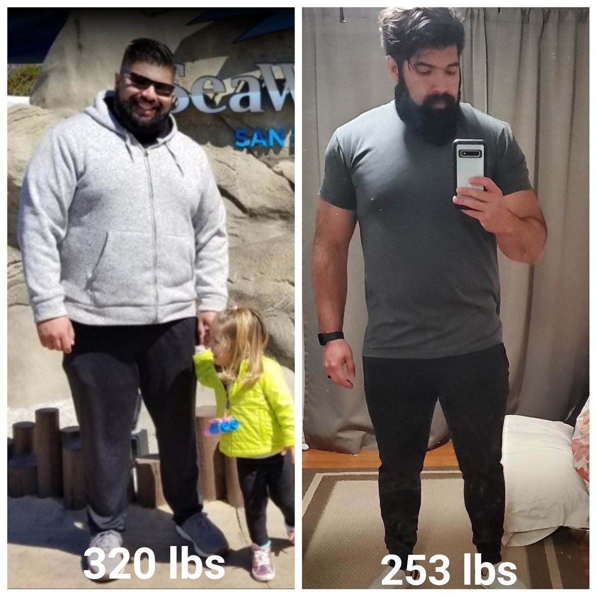 anthonynotleon's tweet photo. 5 month transformation! Little known fact, for the #hcldr #hitmc groups that I met at HIMSS, my shirts were all safety pinned back because we couldnt get me company branded ones in time.
Thanks to #imovedtoday for keeping me going. Your kind words meant a lot.
❤❤❤ https://t.co/56znJ7kW7Z