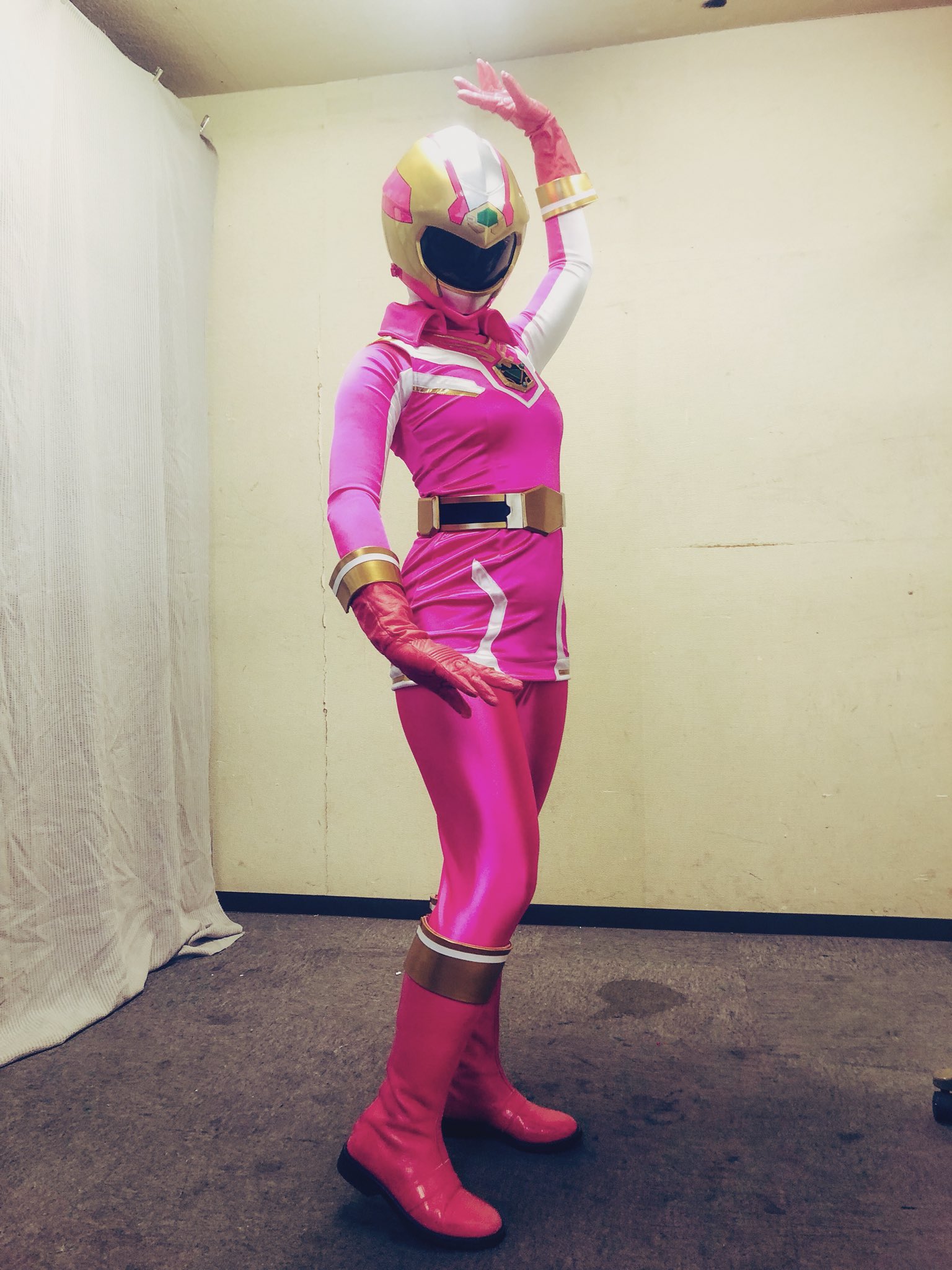 宇那月 ルミナスピンク役 あゆみ 莉花ちゃん ๑ ᴗ