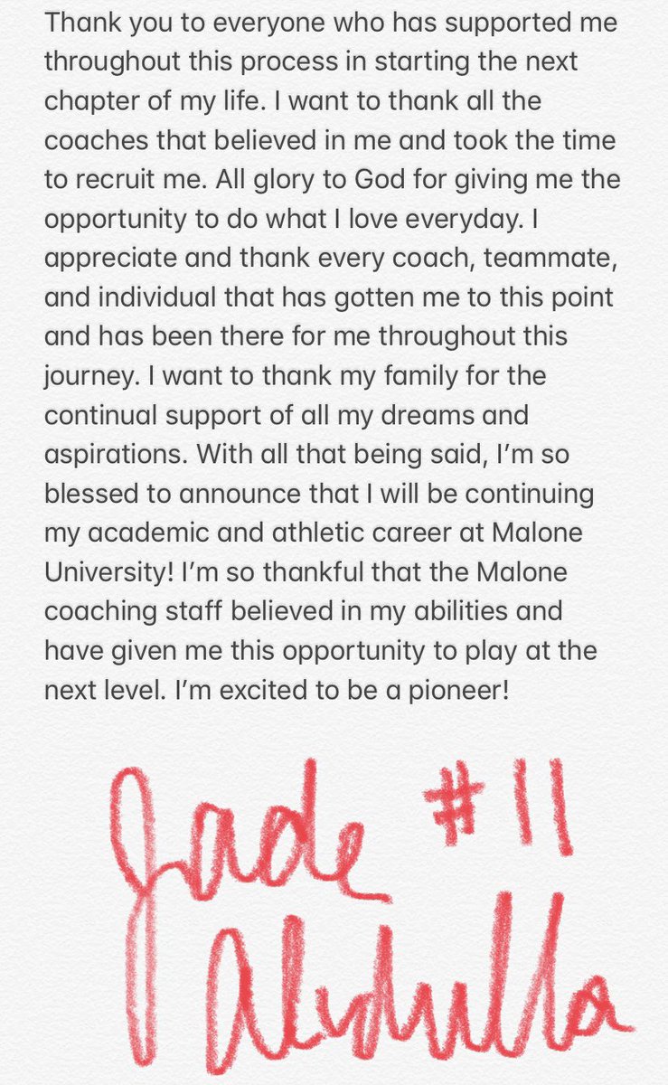 jadeabdulla_'s tweet photo. GO ‘19 🔜 MU ‘23 https://t.co/f4L93HN8QG