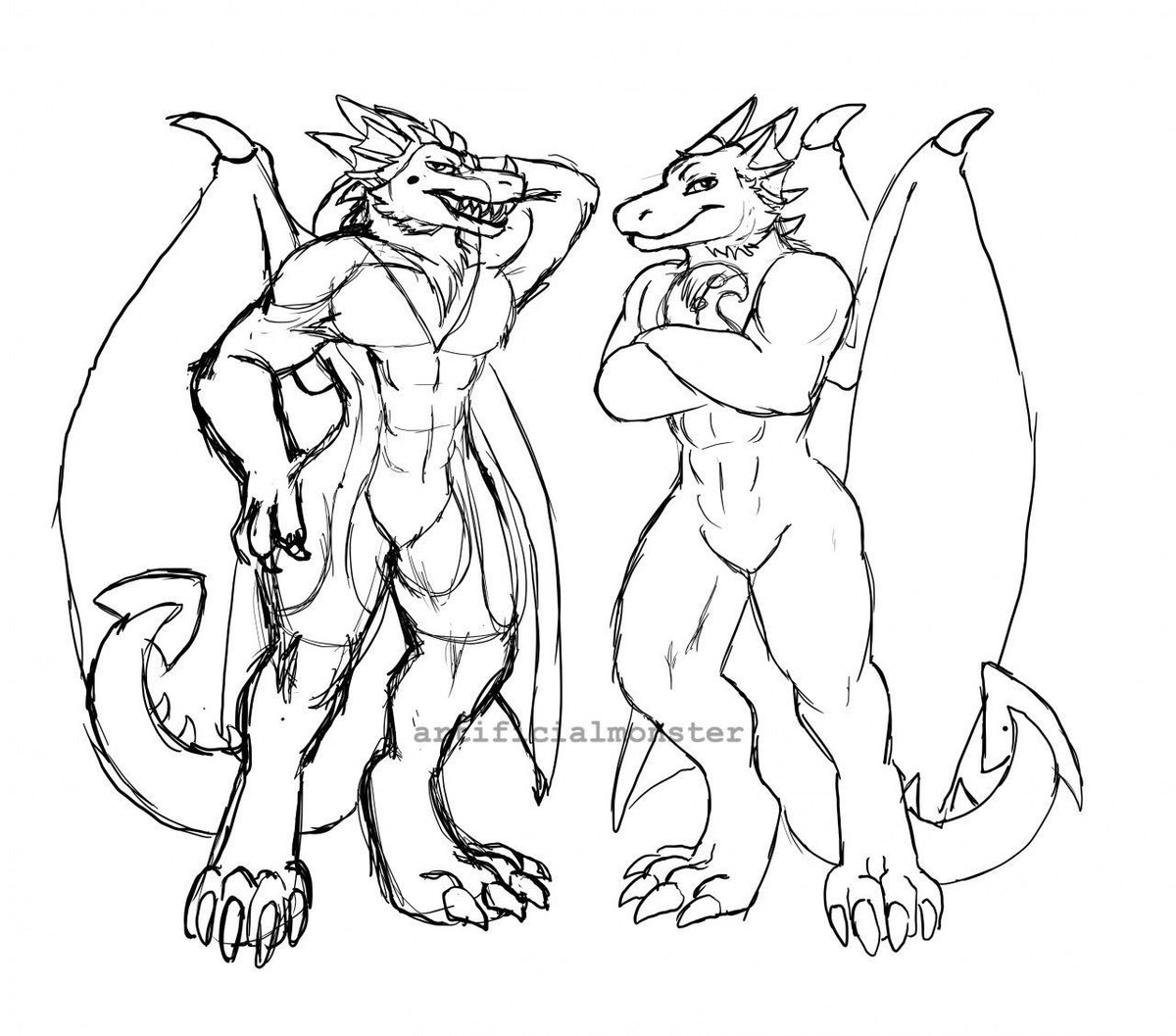 Artif_Monster's tweet photo. Hand’s feeling a bit better and am willing to take some small quick-turn-around commissions to take it easy on the wrist? 
Headshots $20
Full body sketch $10
Mini Chibi $5
Pencil Sketch $5 https://t.co/2DEnbQPbJc