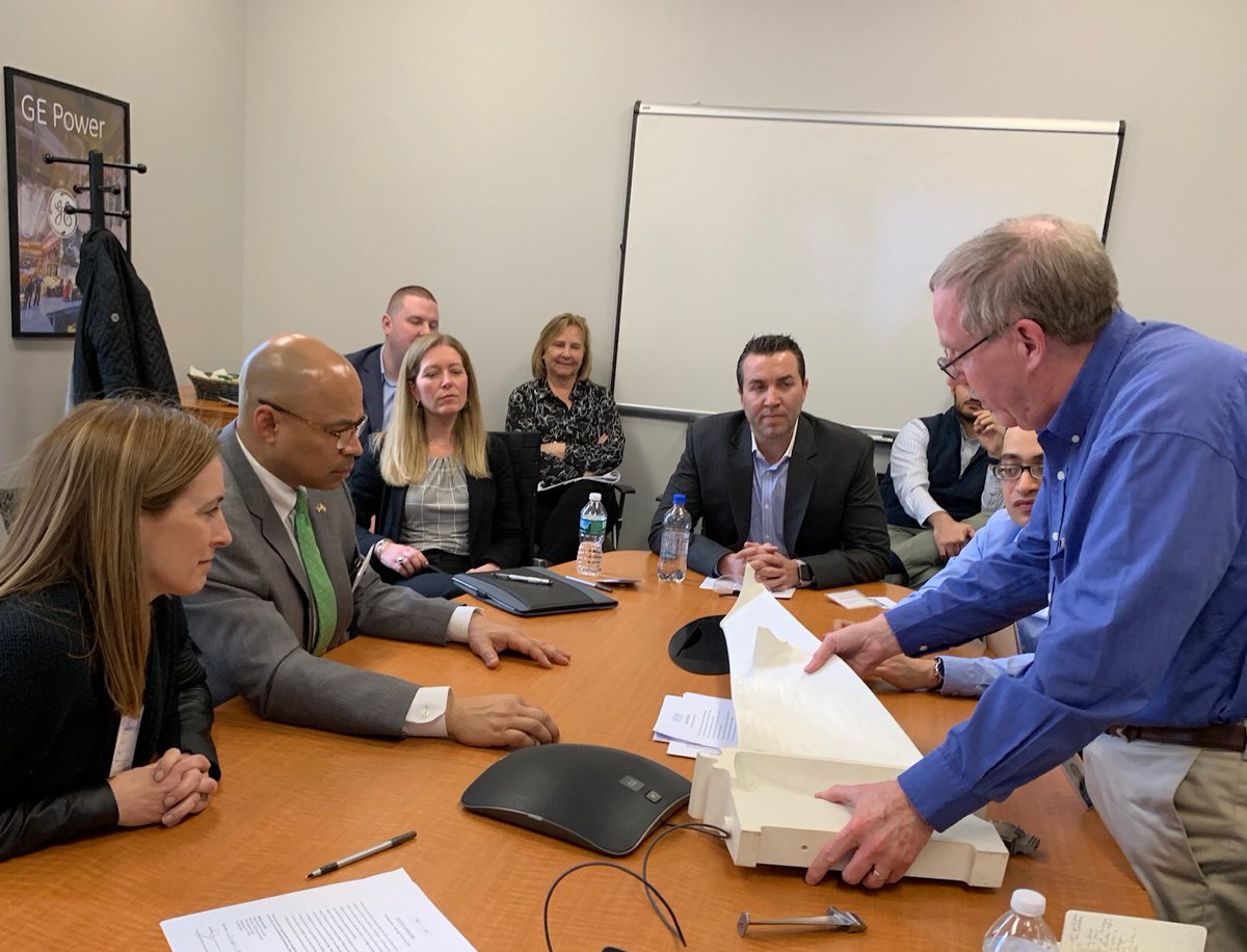 GovSherrillNJ's tweet photo. I also had the chance to visit Metem, a GE Power business, in Parsippany. It was great to hear about how companies in North Jersey are supporting our economy and thinking about the future of work! https://t.co/Run9tCNPG6