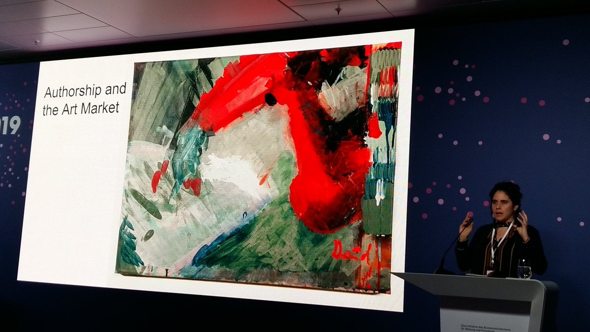 Wenn Roboter das Malen beginnen. Vortrag @liat_grayver über @eDavidrobot   graphics.uni-konstanz.de/eDavid/  bei Eröffnung <a href="/w_jahr/">Wissenschaftsjahr</a> heute abend im @BMBF_Bund