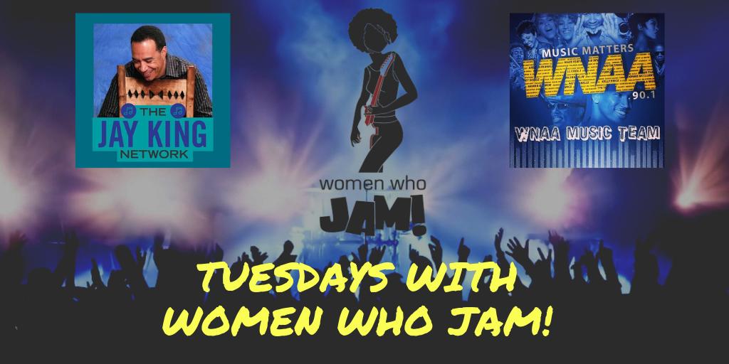 MsJohnnieWalker's tweet photo. #TuesdayThoughts @WomenWhoJam Radio rocks the airwaves in Sacramento at 4p/P aboard https://t.co/P9CULKLuvc and the beats get sweet on the campus of North Carolina A&amp;T University this evening at 7p/E on @WNAA #Tunein https://t.co/IE98Hv7EaV
