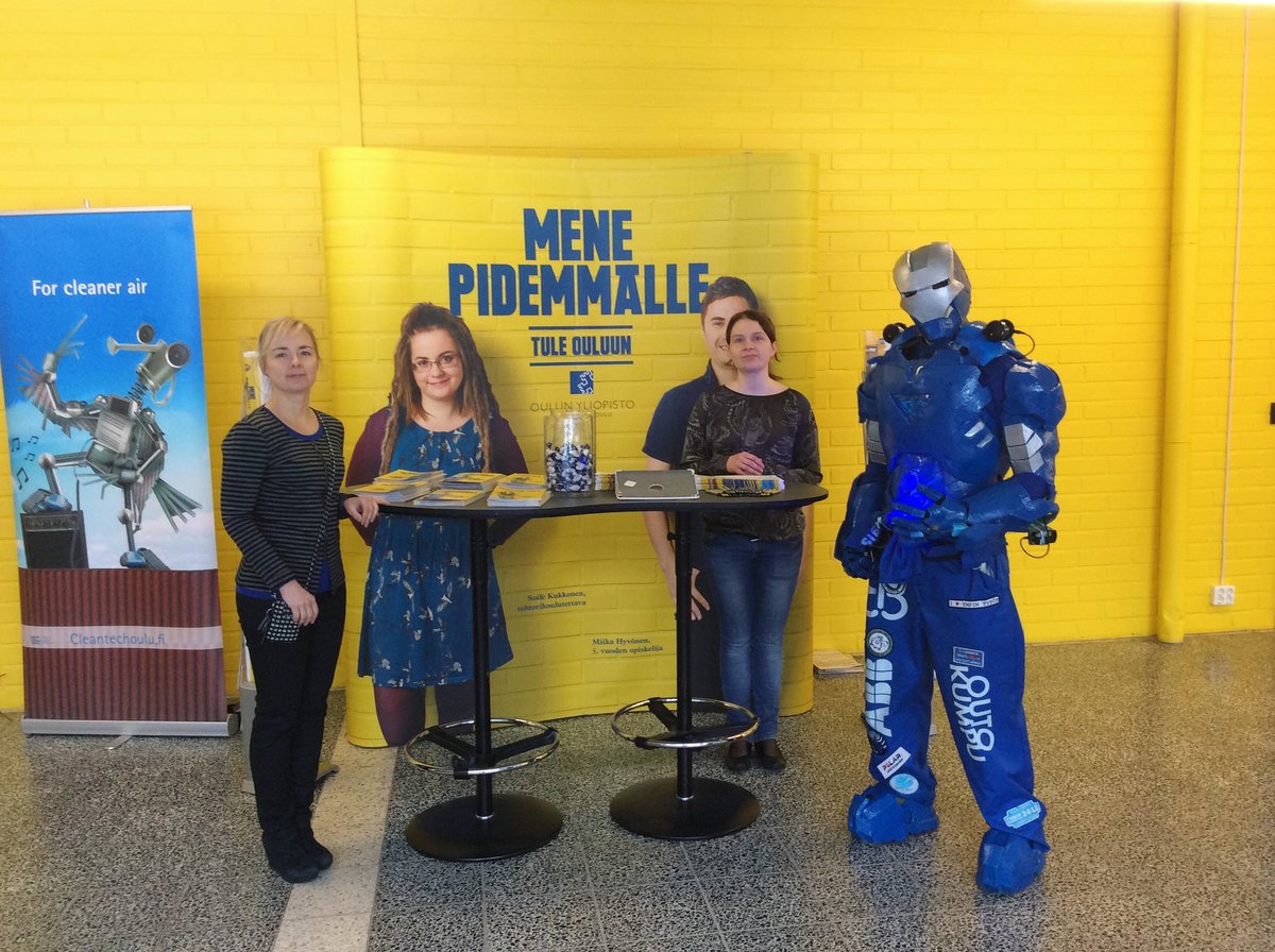 Grovestream_'s tweet photo. This picture was taken in the University of Oulu during an event which was the second time when Ironman was introduced (only Abipäivät in 2013 was before that).

#ironman #universityofoulu #unioulu #robotsuit #robot #show https://t.co/QoO65Av6Hd