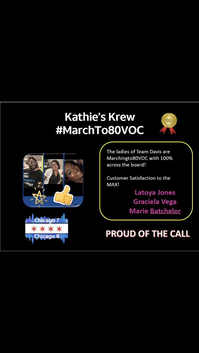 Chgo7ACC's tweet photo. We are Marchingto80VOC In Chicago!! 💯👍🏽🌟💪🏽💯 #kathieskrew #tugglenation #gladiators #beproudofthecall https://t.co/0nEfcPjPTA