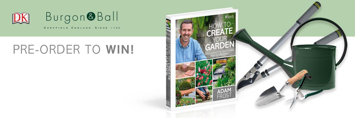 Here's a great #gardening #giveaway with @frostatwork and <a href="/dkbooks/">DK Books UK</a>: pre-order Adam Frost's new <a href="/The_RHS/">The RHS</a> book 'How to Create Your Garden' and you could win £300 of our tools and a gardening masterclass with Adam! Read more: ow.ly/Umn250nxjTU.