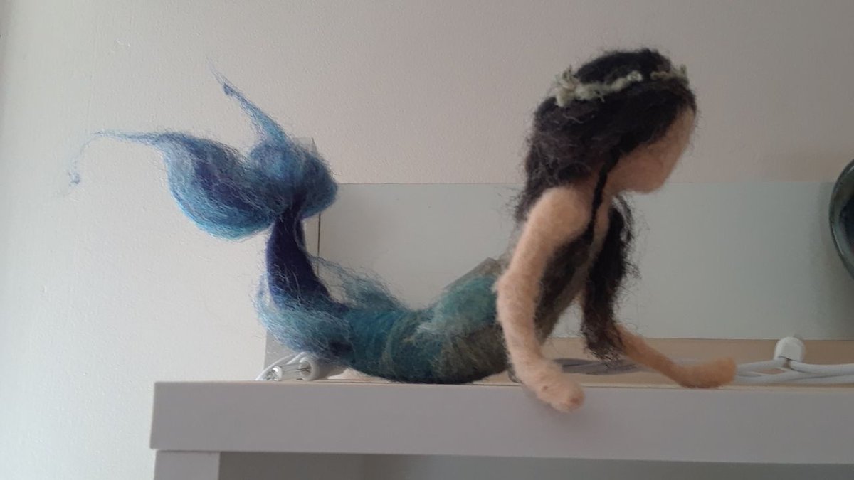 voiceofclay's tweet photo. New felted small fairies! 2 boys and 2 girls. $40  each
Mermaid is $60 https://t.co/Ng6DmRXykb