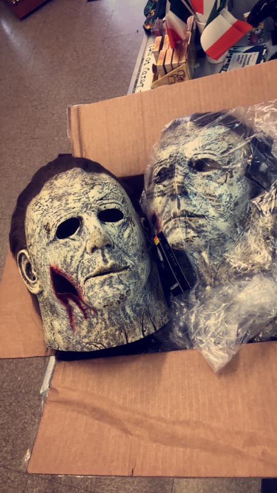 Caufields's tweet photo. Guess what has arrived at Caufield’s! The new Michael Myer’s mask!! #shoplocal
#caufields #fortheunusual #michaelmyers #trickortreat https://t.co/Qof2QKVMVY