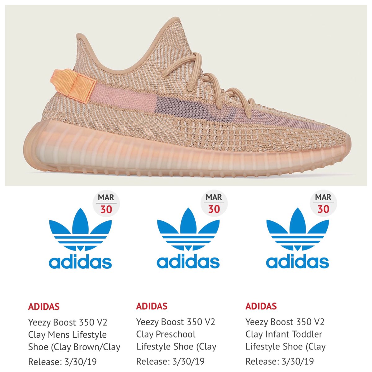 yeezy 350 v2 clay infant