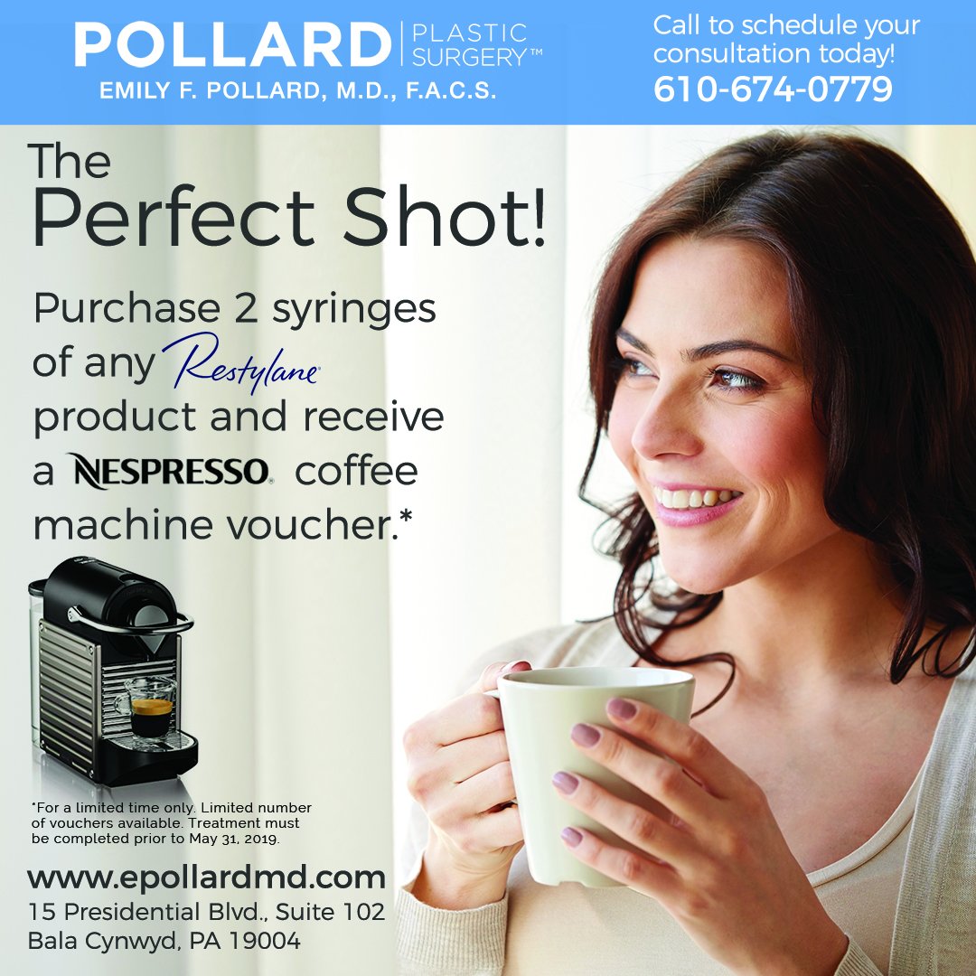 drpollard's tweet photo. Wake up to great coffee NOT lines and wrinkles with this amazing offer! Call and schedule your appointment!
#pollardplasticsurgery
#plasticsurgeon
#plasticsurgery
#phillysurgeon
#restylane
#dysport
#sculptra
#expertinjector
#filler
#lipfiller https://t.co/lYtO86uNg8