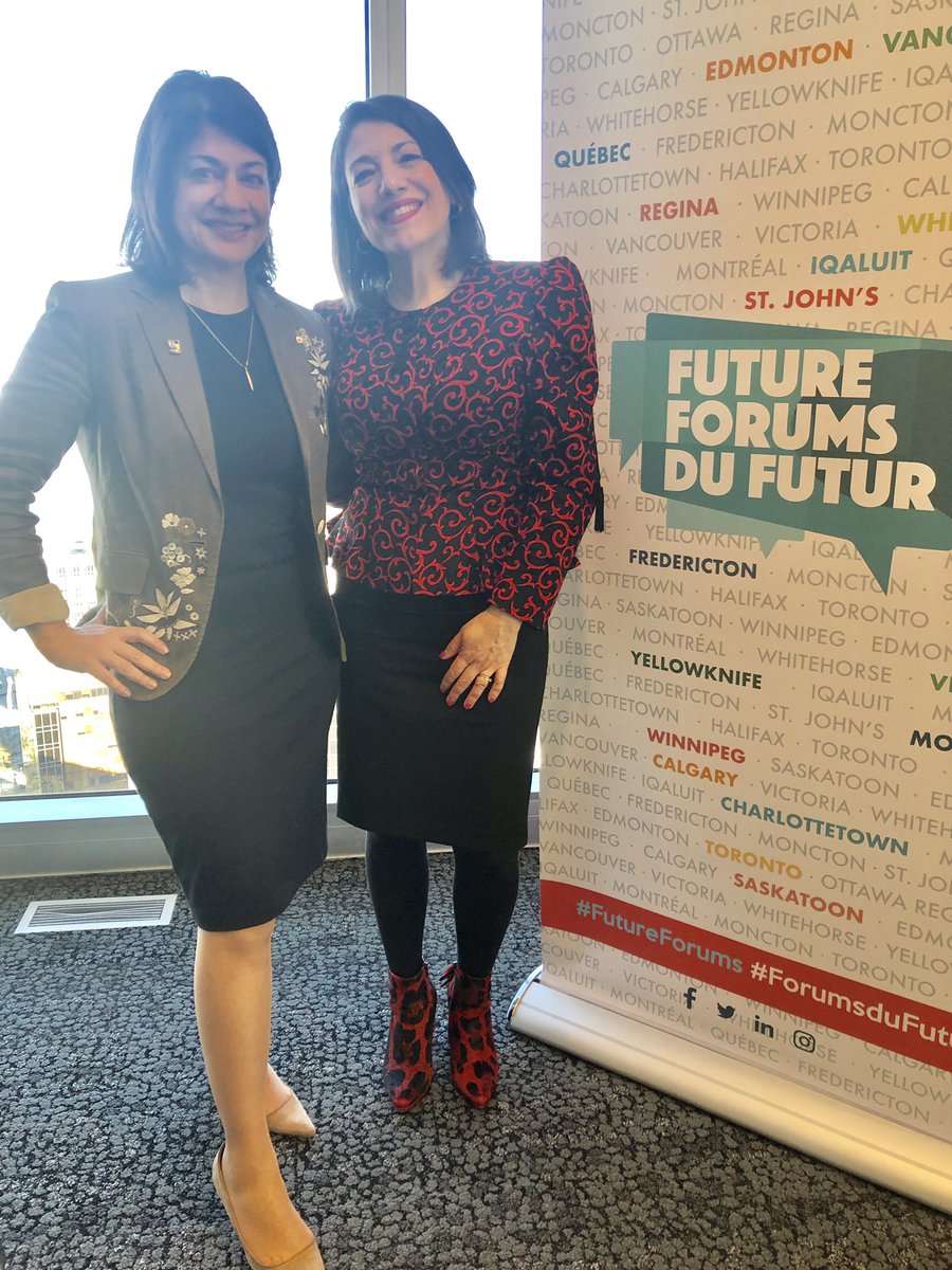 PascaleFournie4's tweet photo. Thank you @RBC for your generous support! It was such an honour to share our @F_Trudeau_F #FutureForums with your Regional Community Marketing Manager Carmen Stossel. Je me réjouis de collaborer avec vous dans le futur vers plus d’#ExcellenceInclusive & de #LeadershipEngagé. https://t.co/MK2xvQUssZ