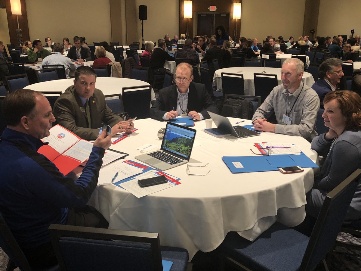 NAESP's tweet photo. We’re wrapping up our advocacy day prep. Members of @NAESP and @NASSP are working together to amplify messages like #raisethecap and #SaveTitleII we’re taking to Capitol Hill tomorrow. #naespNLC #PrincipalsAdvocate https://t.co/vAUHXpBeNf
